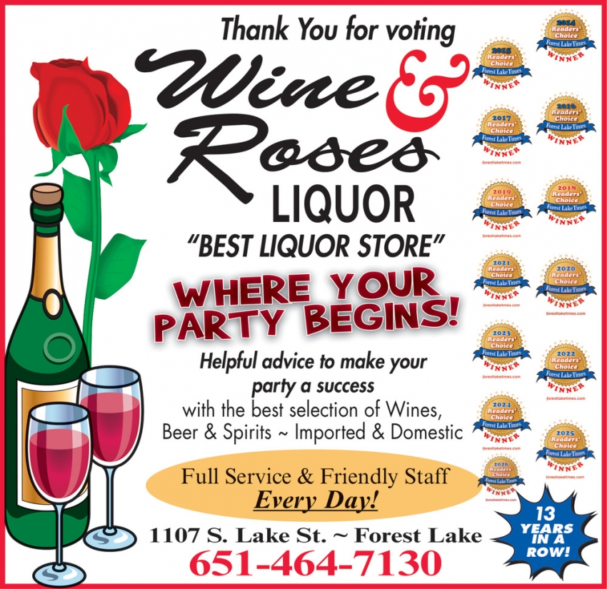 Wine & Roses Liquor