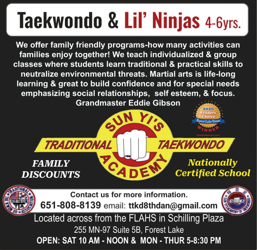Taekwond & Lil' Ninjas