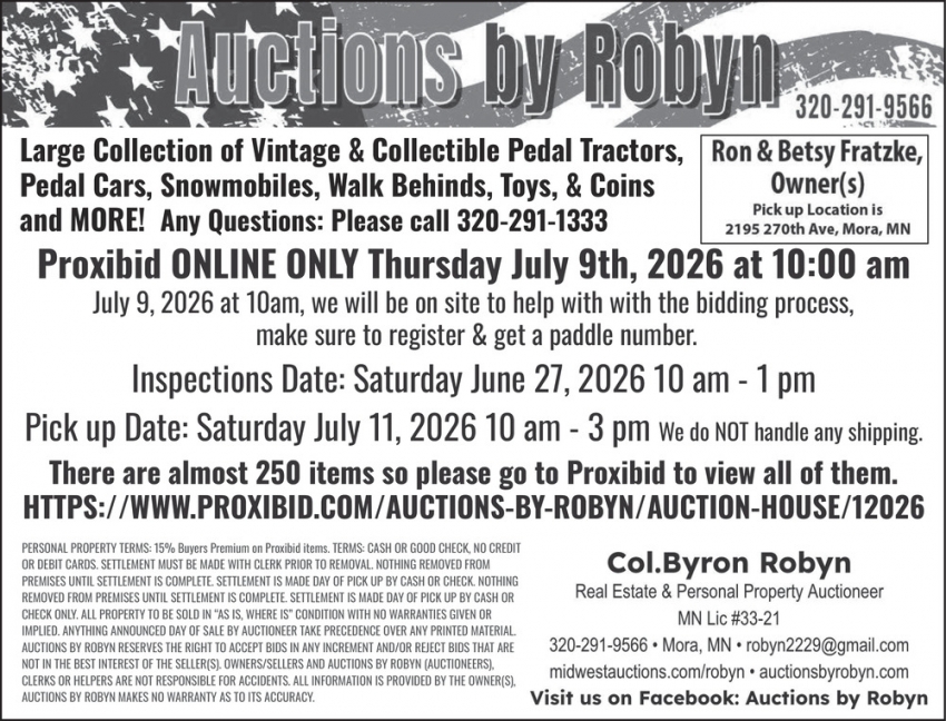 Auctions by Robyn & Norby