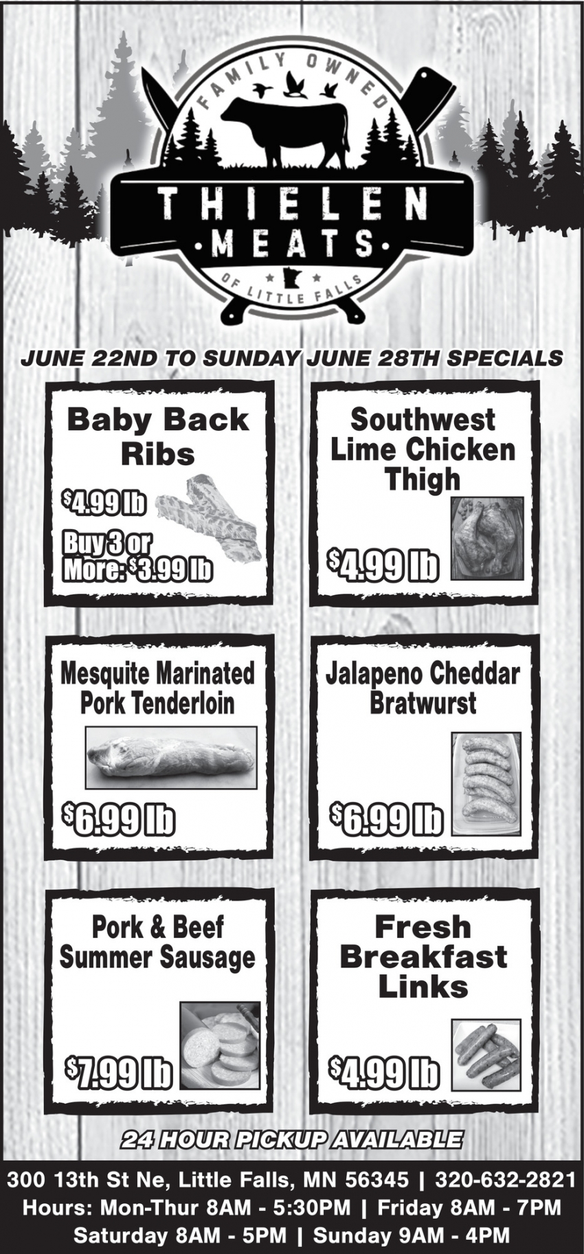 Thielen Meats Of Little Falls