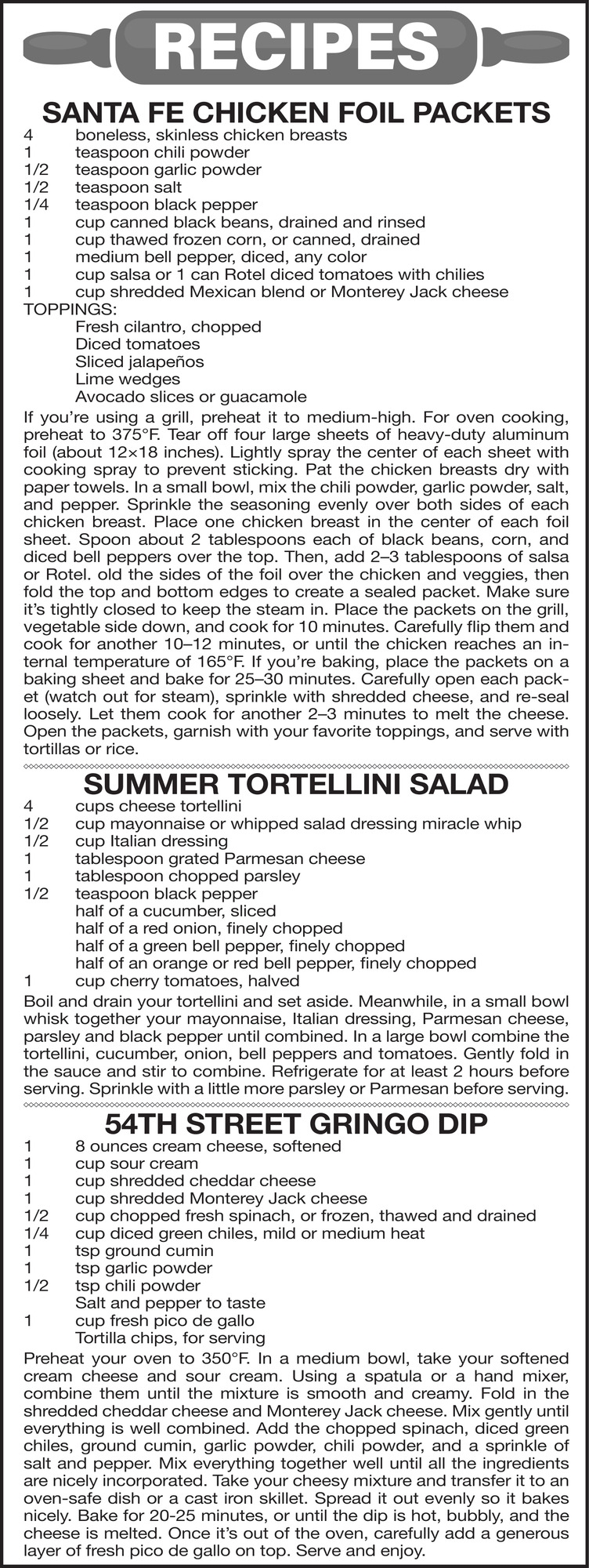 Recipes