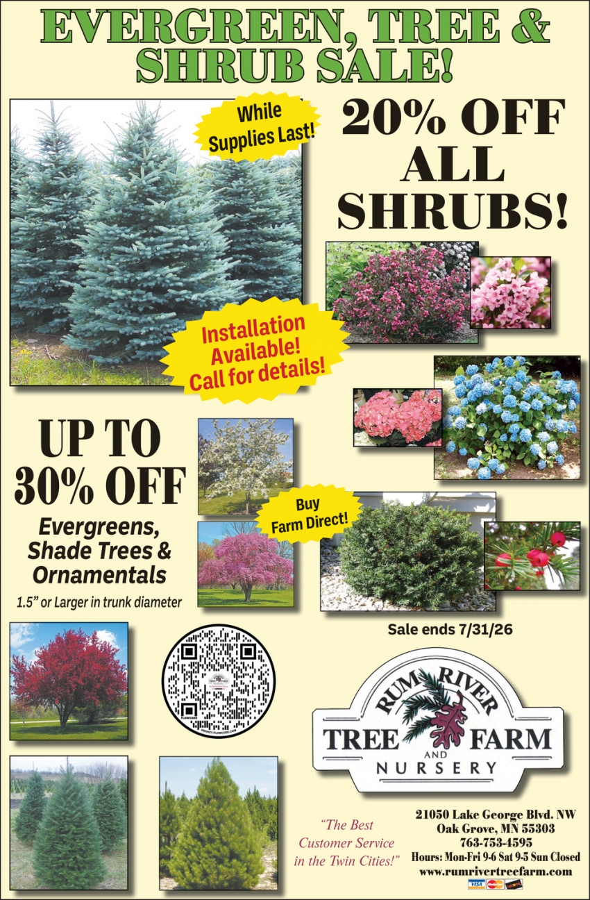 Rum River Tree Farm Nursery