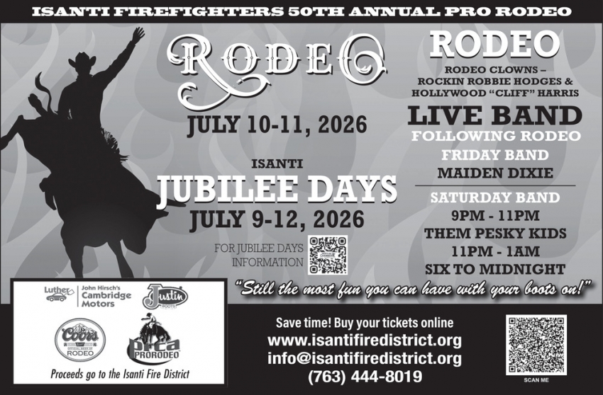 Isanti Firefighters Rodeo Grounds