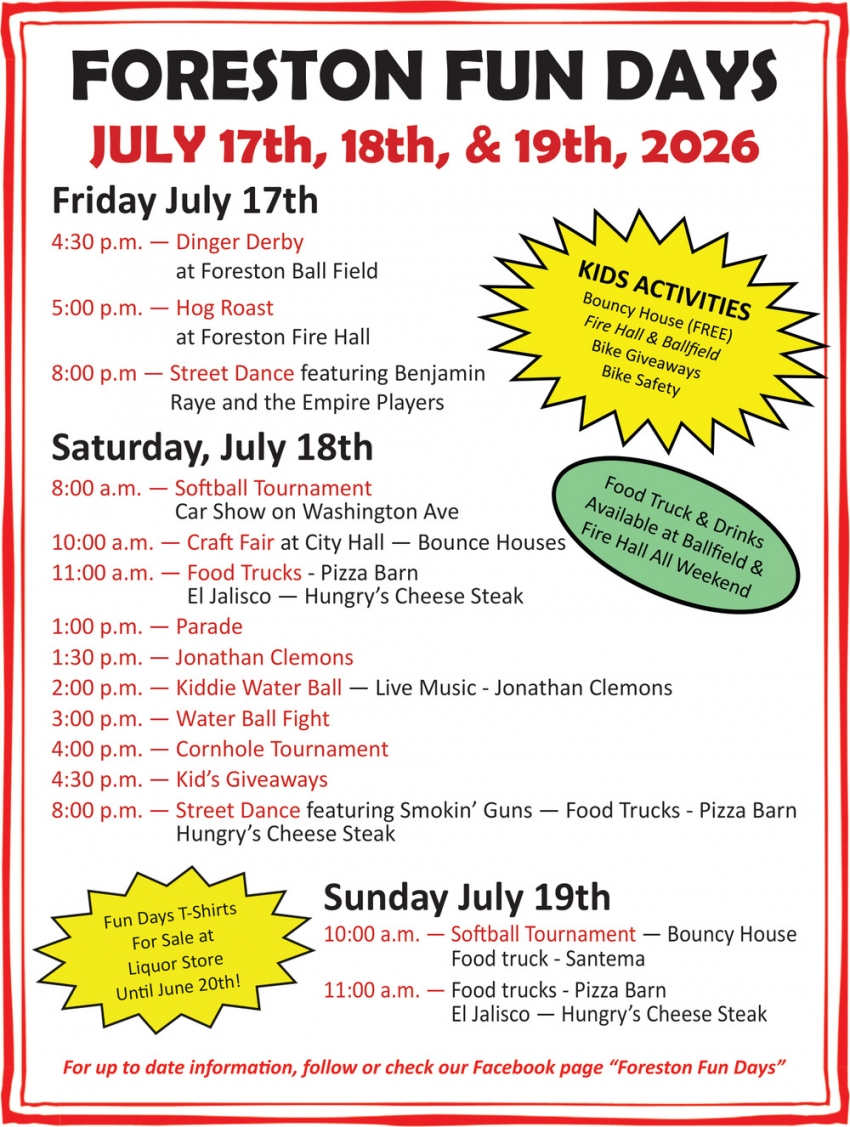 Foreston Fun Days