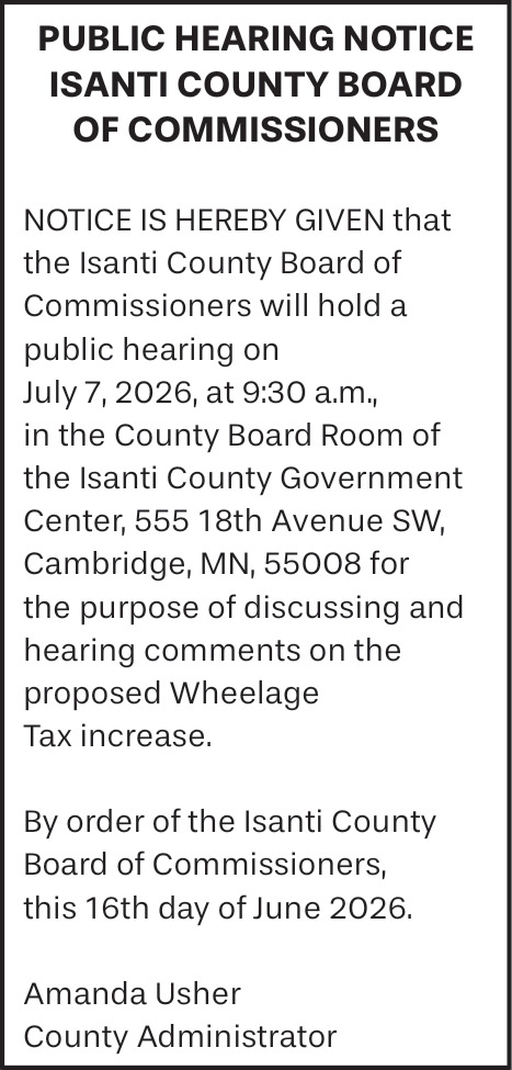 Isanti County Board of Commissioners