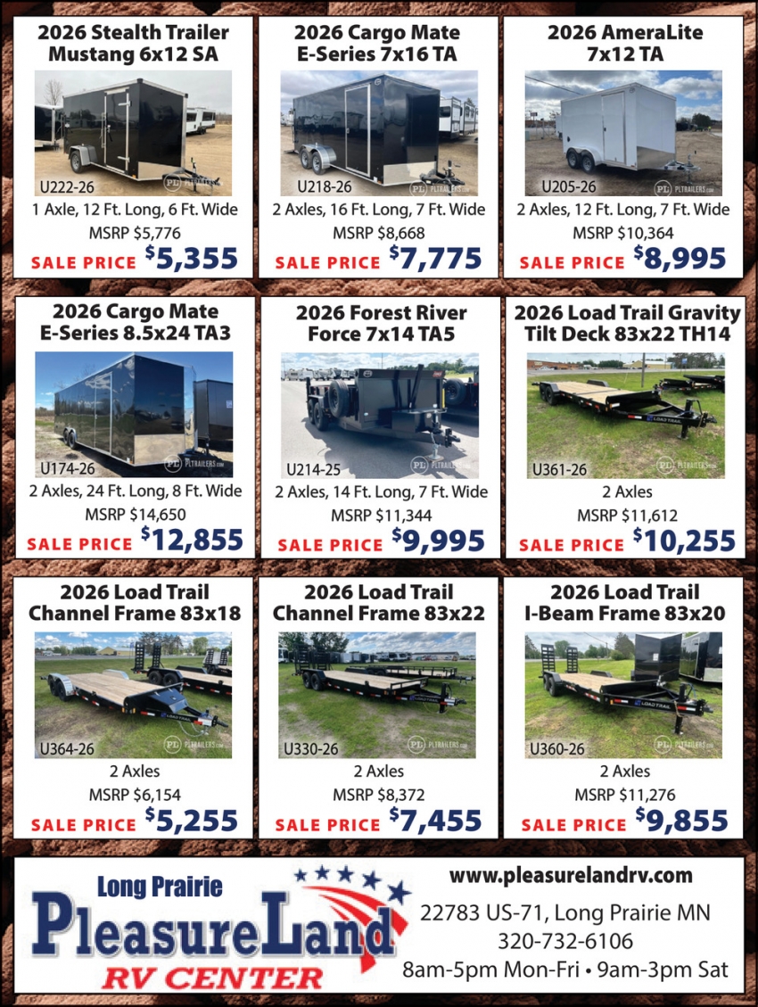 Long Prairie-Pleasure Land Rv Center