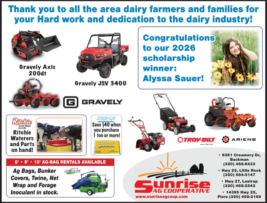Sunrise AG Cooperative