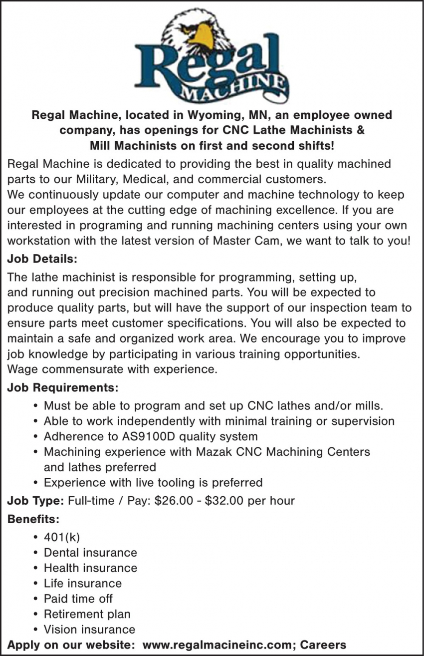 Regal Machine