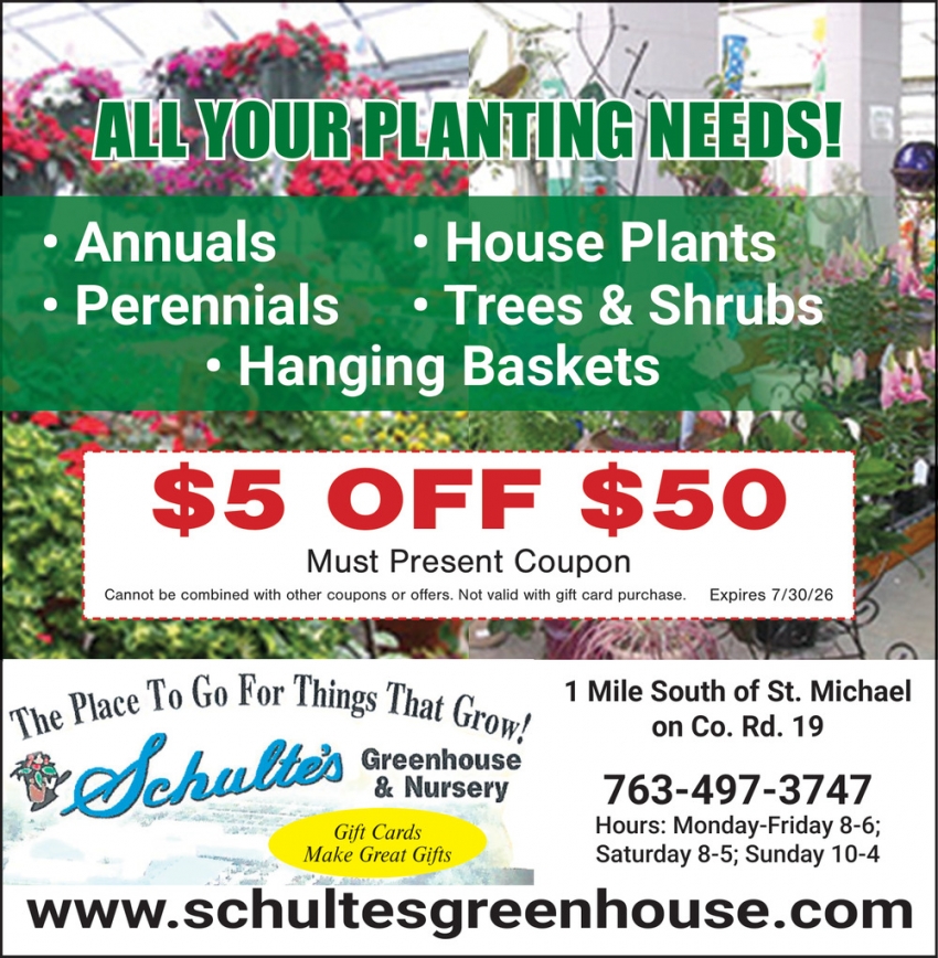 Schulte's Greenhouse and Nursery