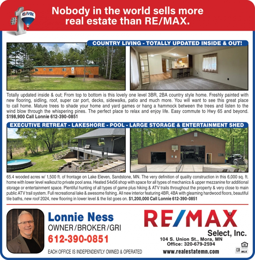 Lonnie Ness - Re/Max Select
