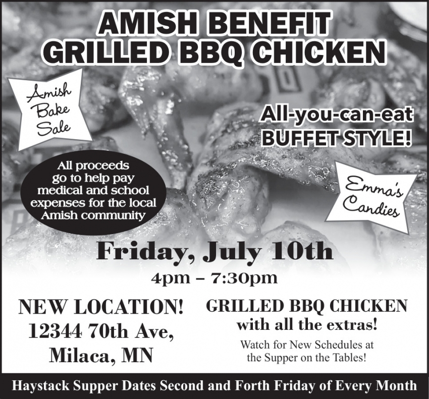 Amish Benefit Haystack Supper