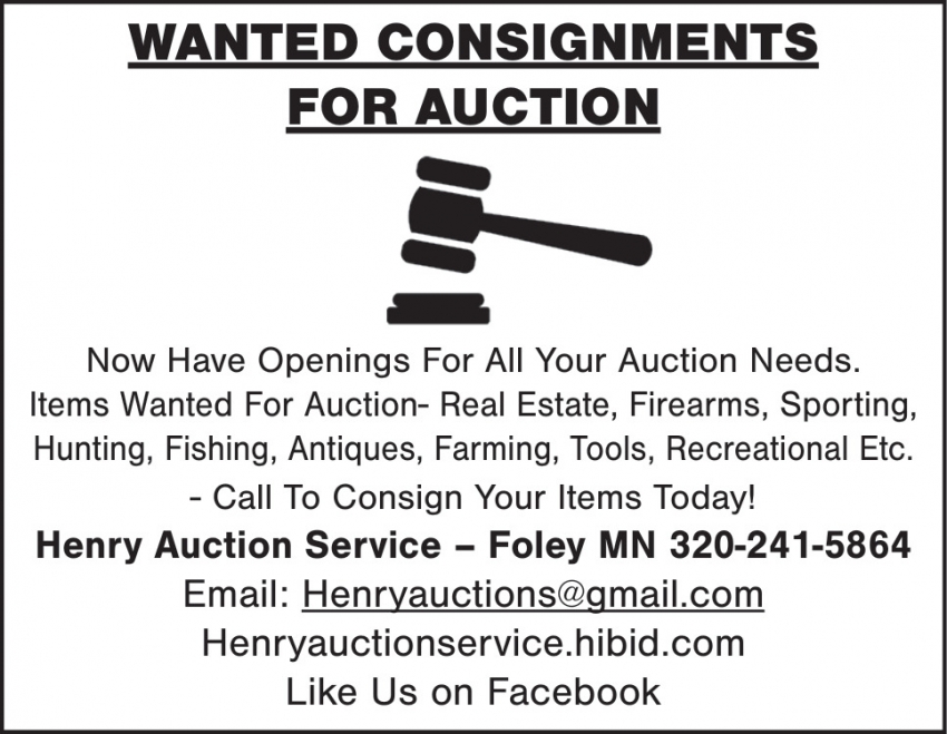 Midwest Auctions - Henry Auction Service
