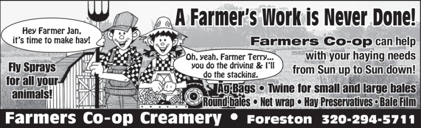 Farmers Co-op Creamery - Foreston