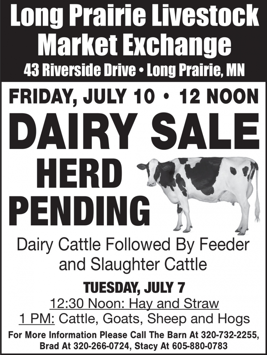 Long Prairie Livestock Market Exchange