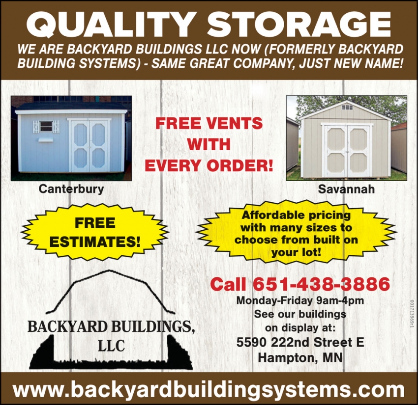 Backyard Building Systems
