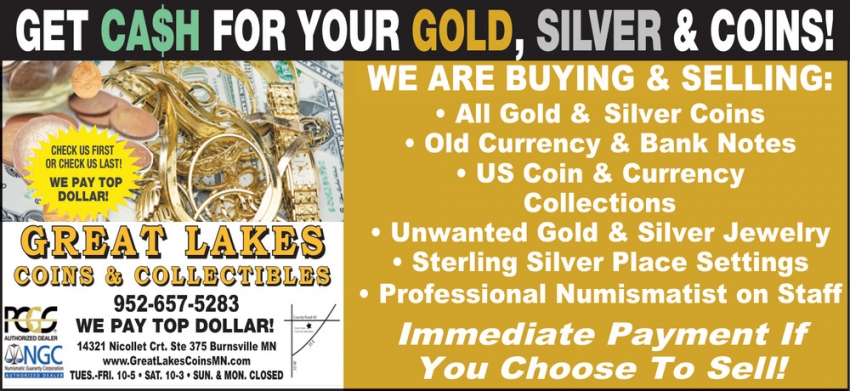 Great Lakes Coins & Collectibles