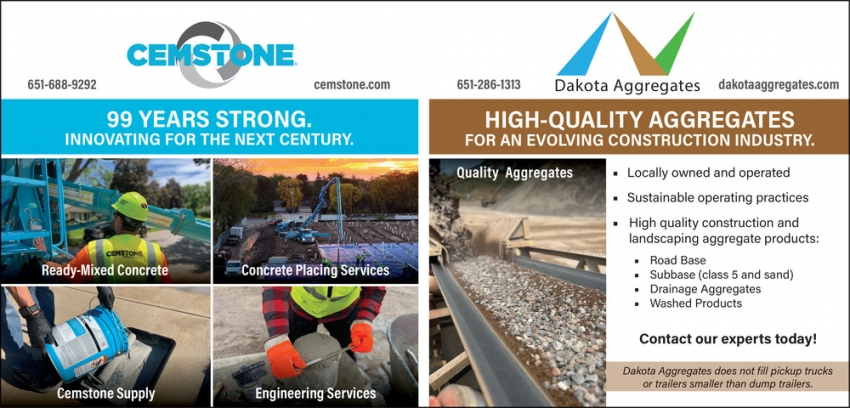 Cemstone - Dakota Aggregates