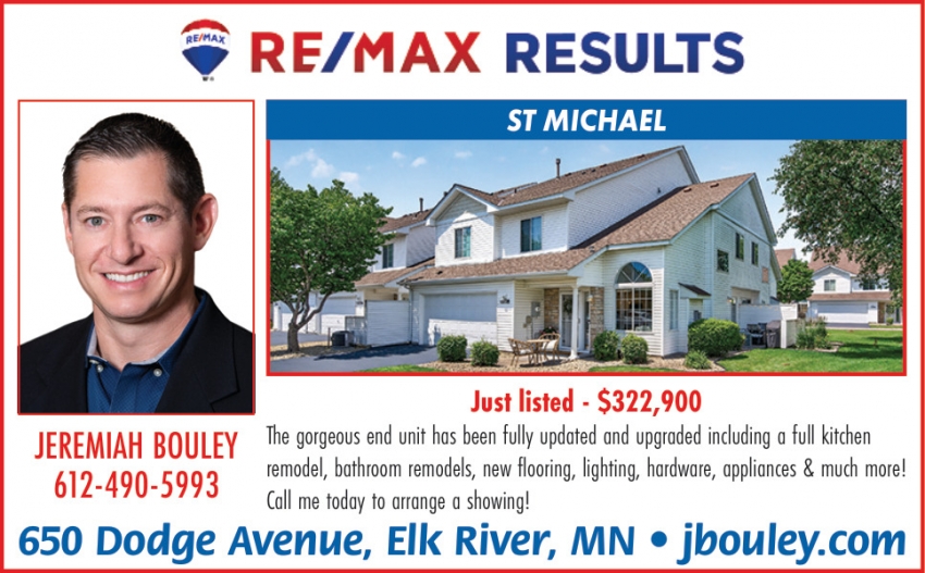 Re/Max Results - Jeremiah Bouley