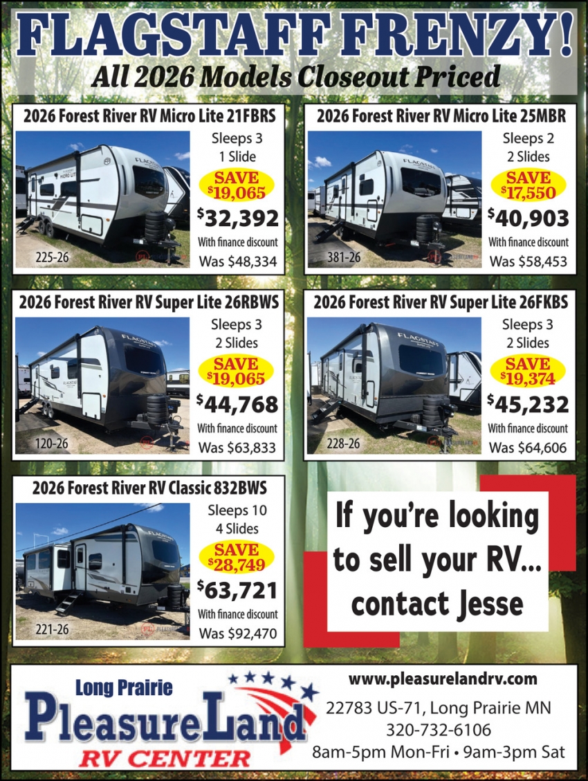 Long Prairie-Pleasure Land Rv Center