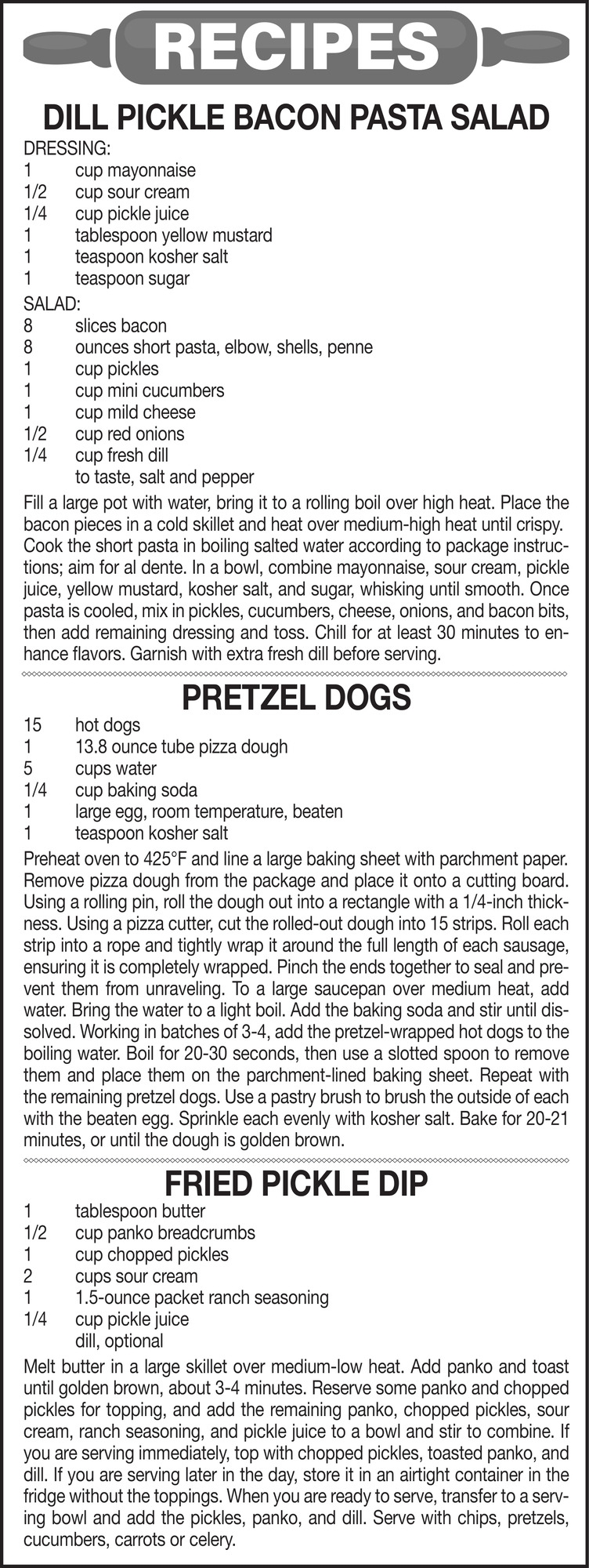 Recipes