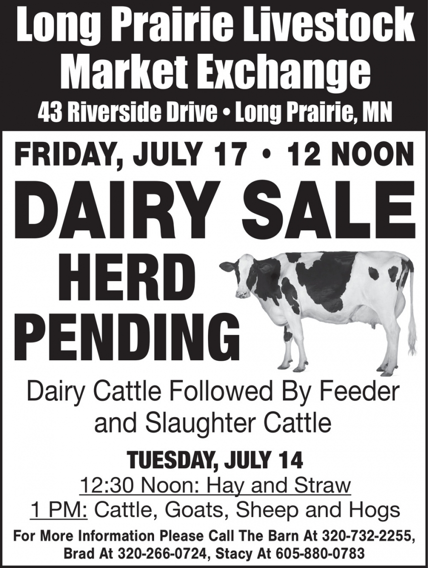 Long Prairie Livestock Market Exchange