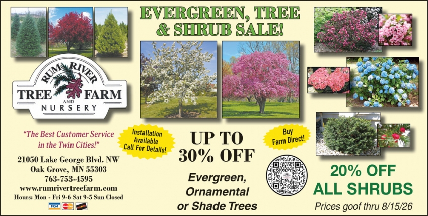 Rum River Tree Farm Nursery