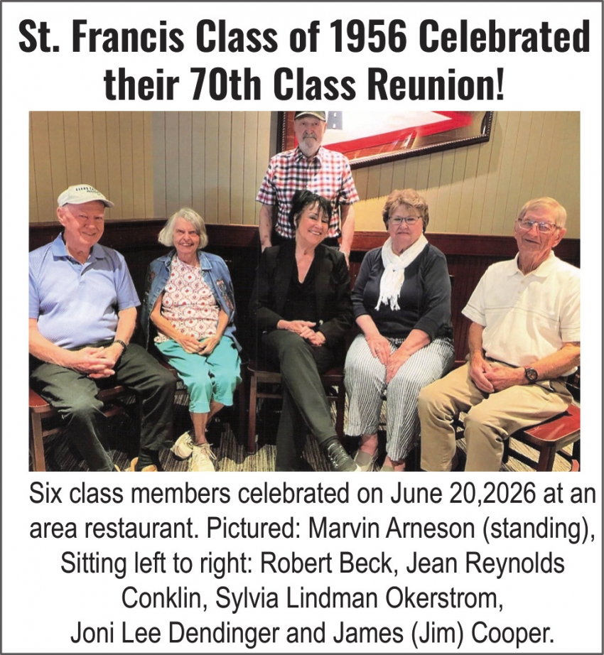 St. Francis Class of 1956