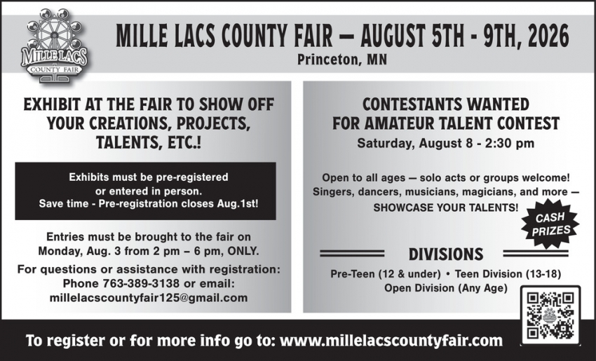Mille Lacs County Fair