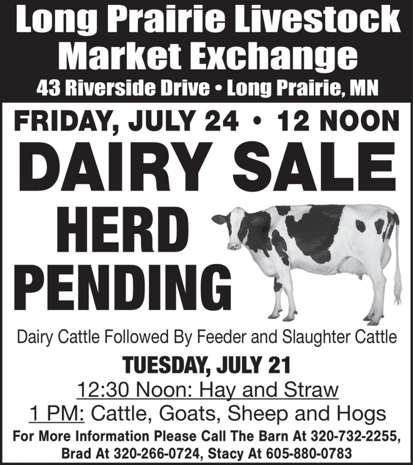 Long Prairie Livestock Market Exchange