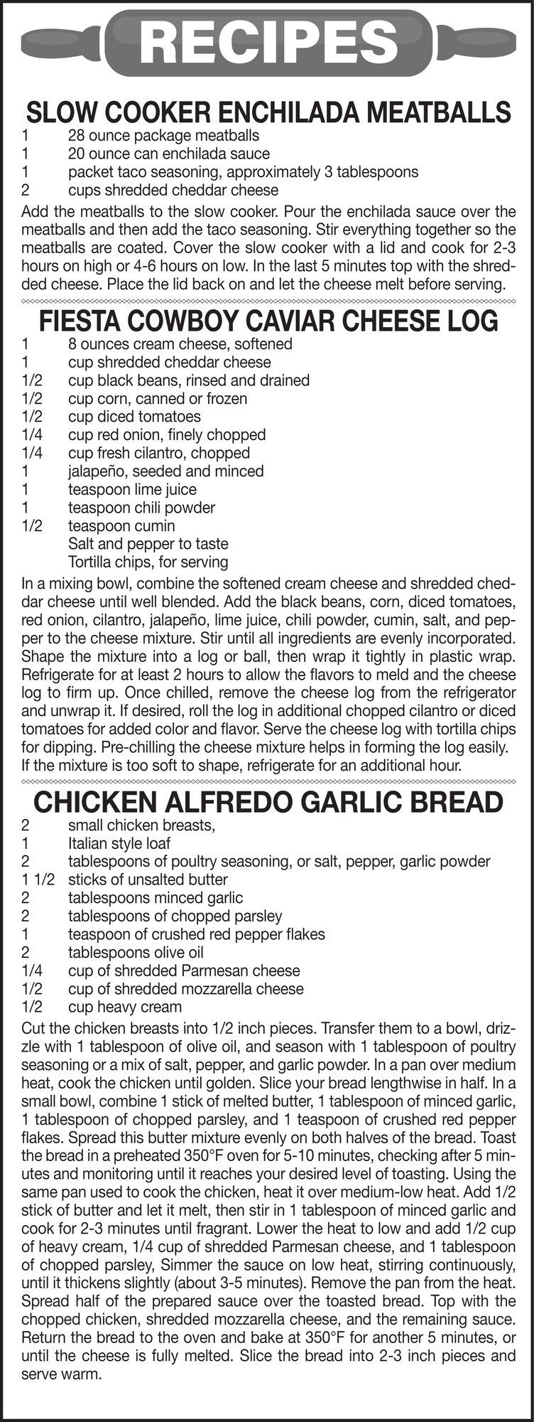 Recipes