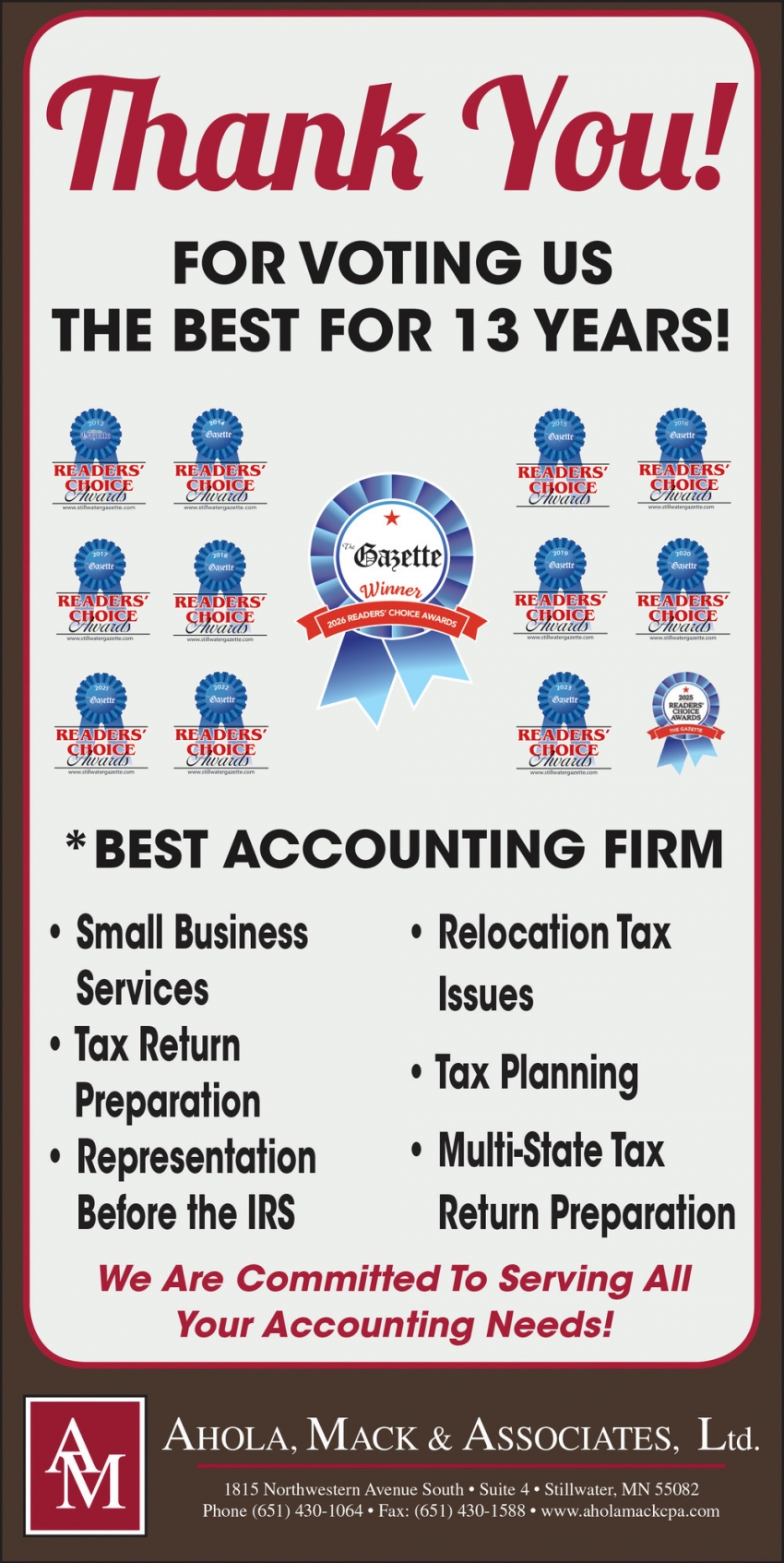 Ahola, Mack & Associates, Ltd.