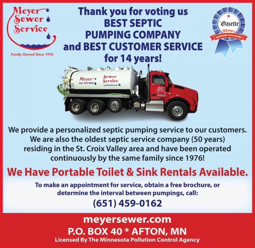 Meyer Sewer Service