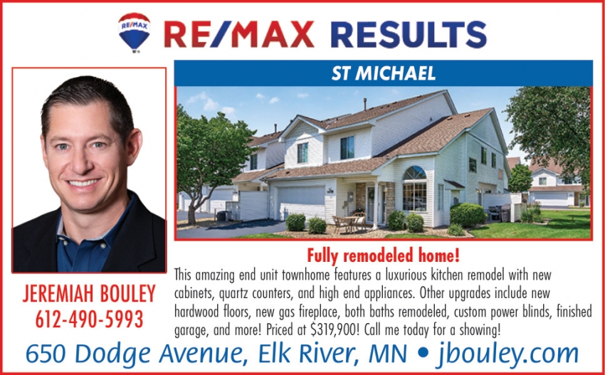 Re/Max Results - Jeremiah Bouley