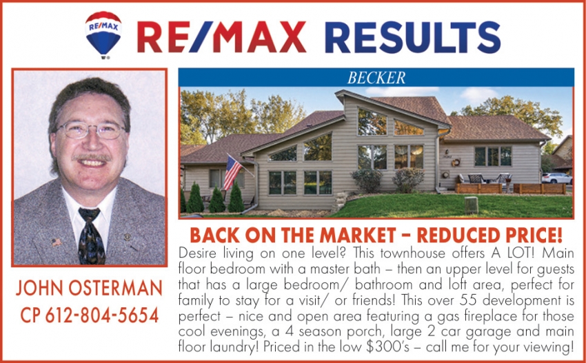 Re/Max Results - John Osterman