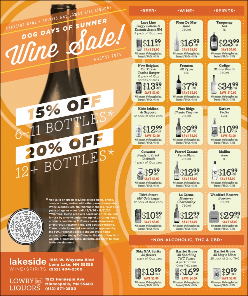 Lowry Hill Liquors - Lakeside Wine and Spirits