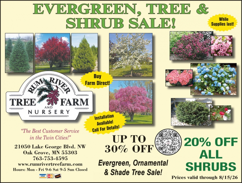 Rum River Tree Farm Nursery