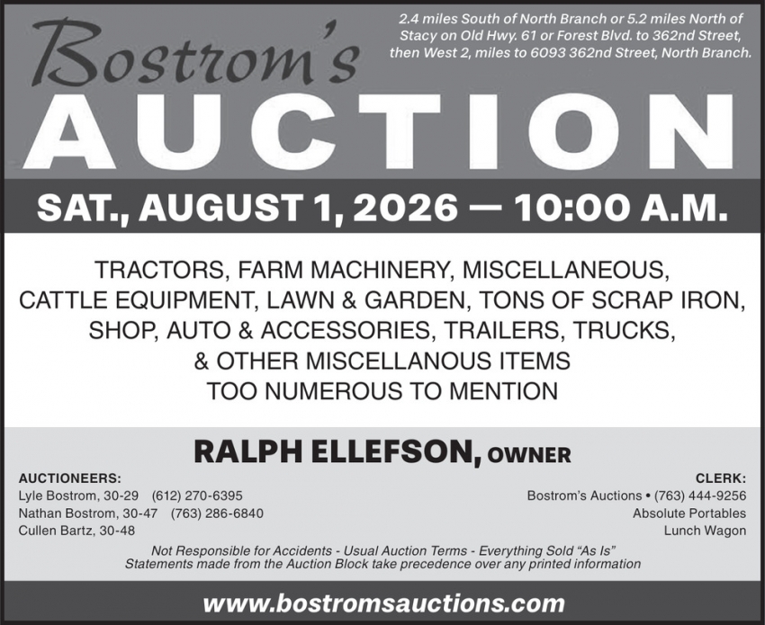 Bostrom's Auctions