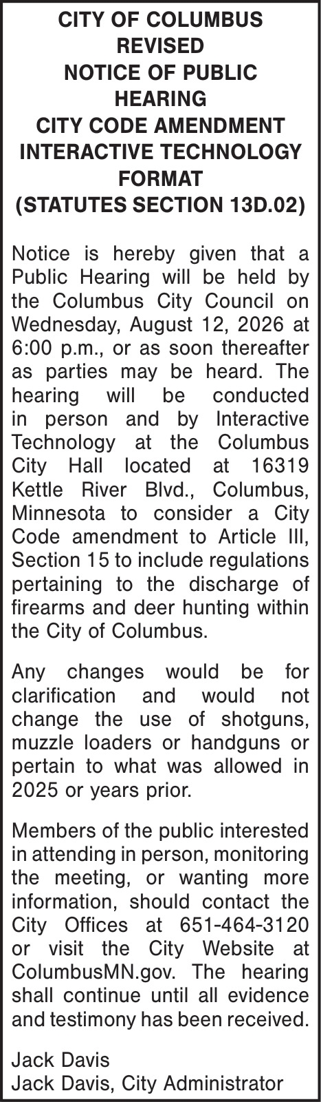 City Of Columbus