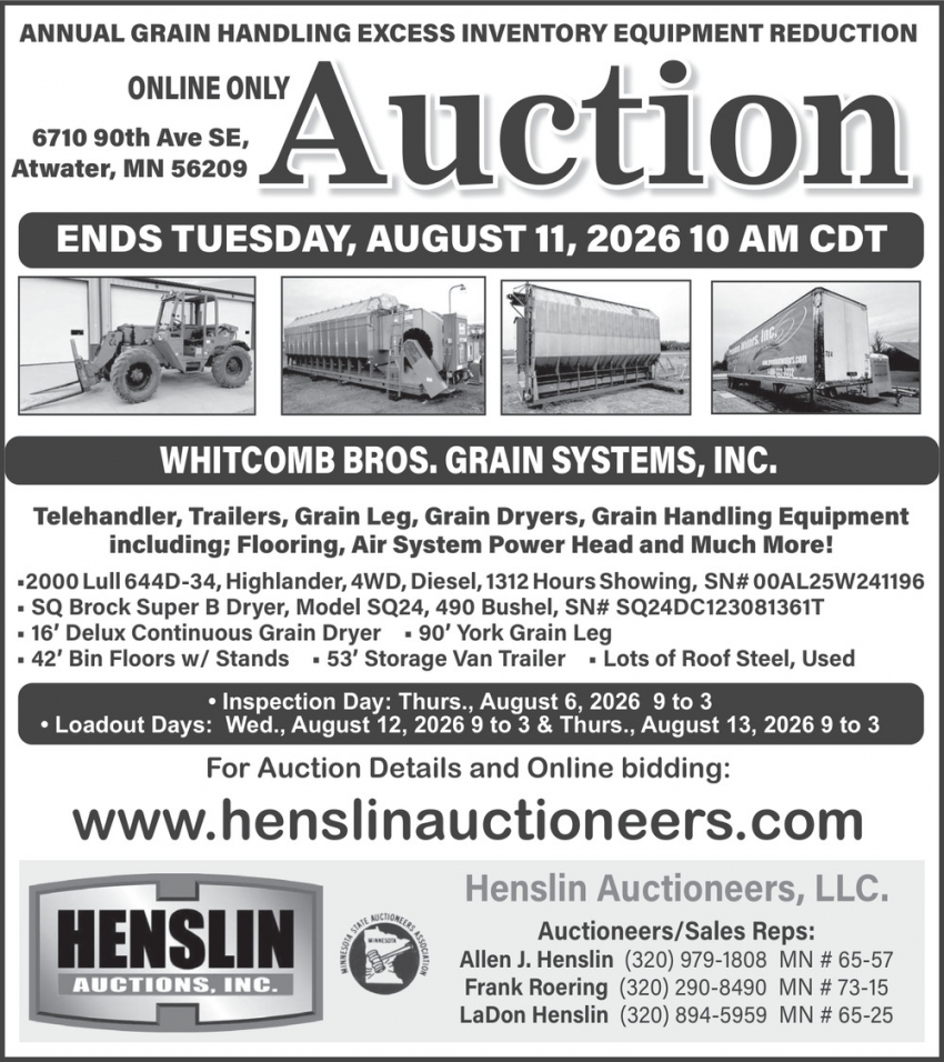 Henslin Auctions, Inc