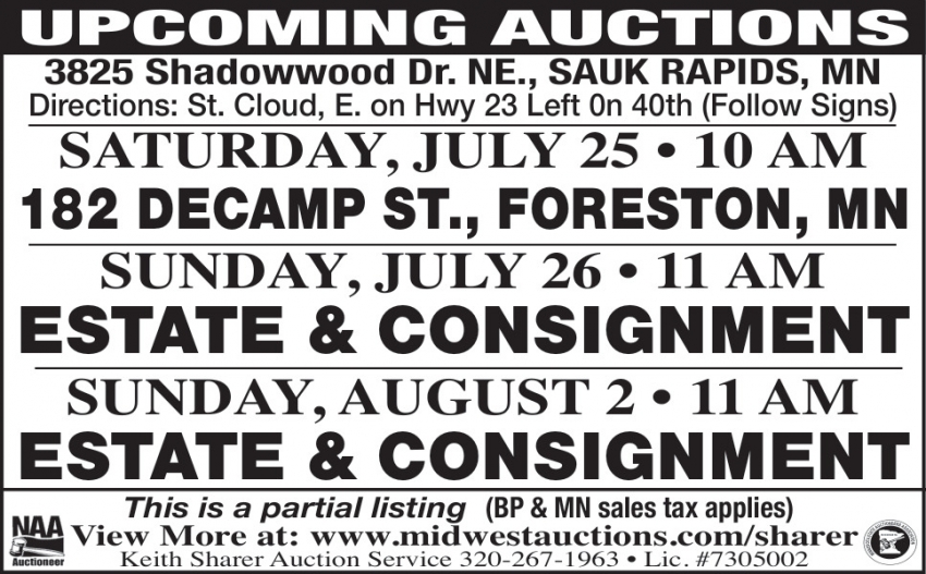 Midwest Auctions-Keith Sharer