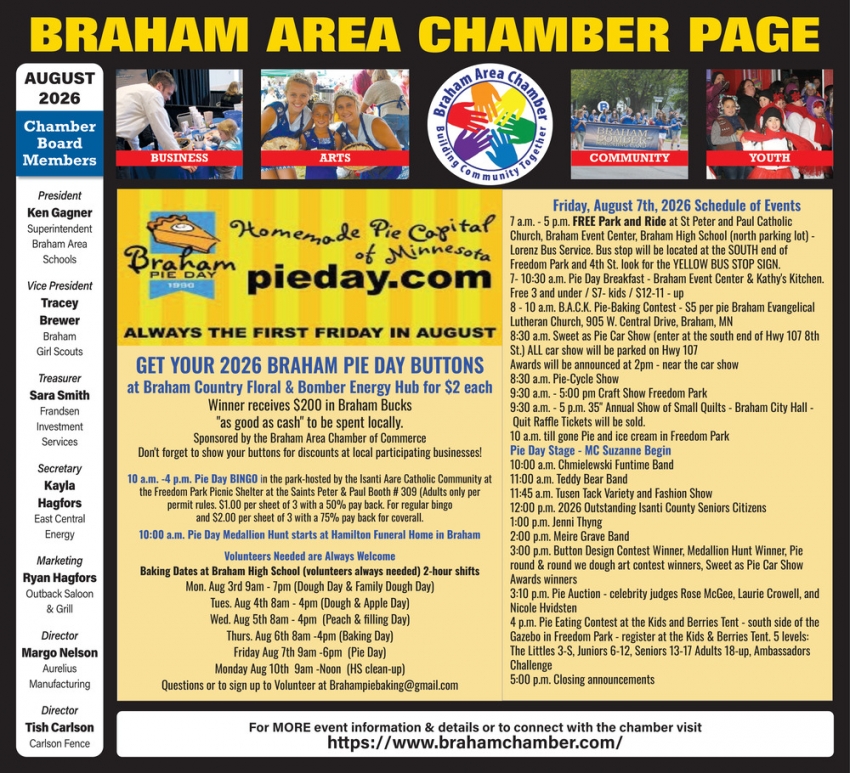 Braham Area Chamber
