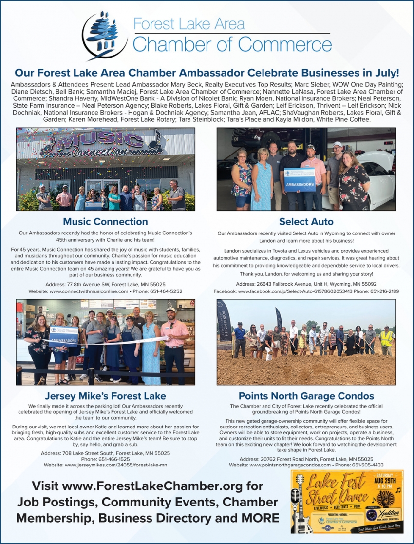 Forest Lake Area Chamber of Commerce