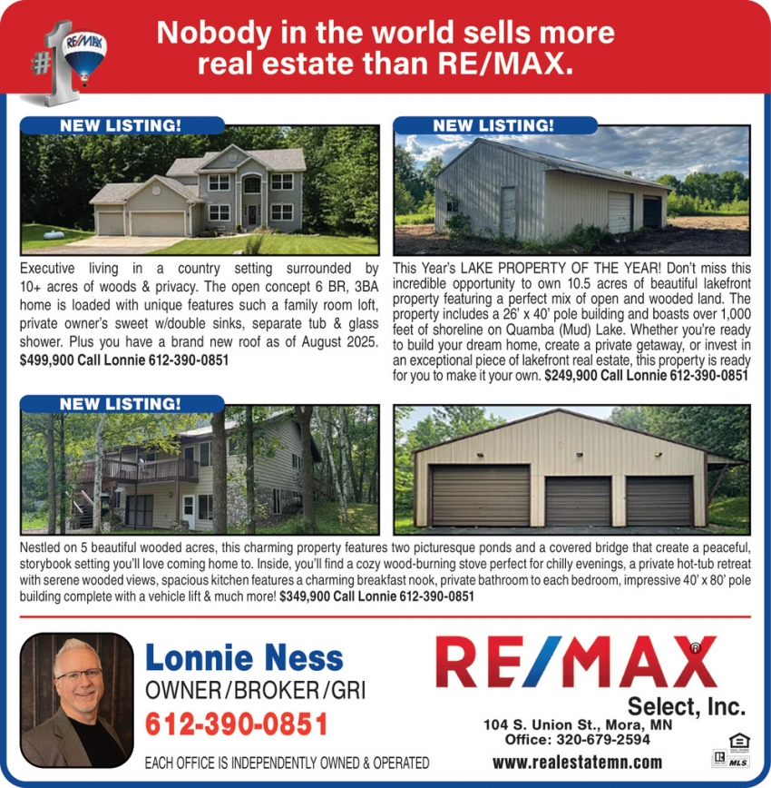 Lonnie Ness - Re/Max Select, Inc