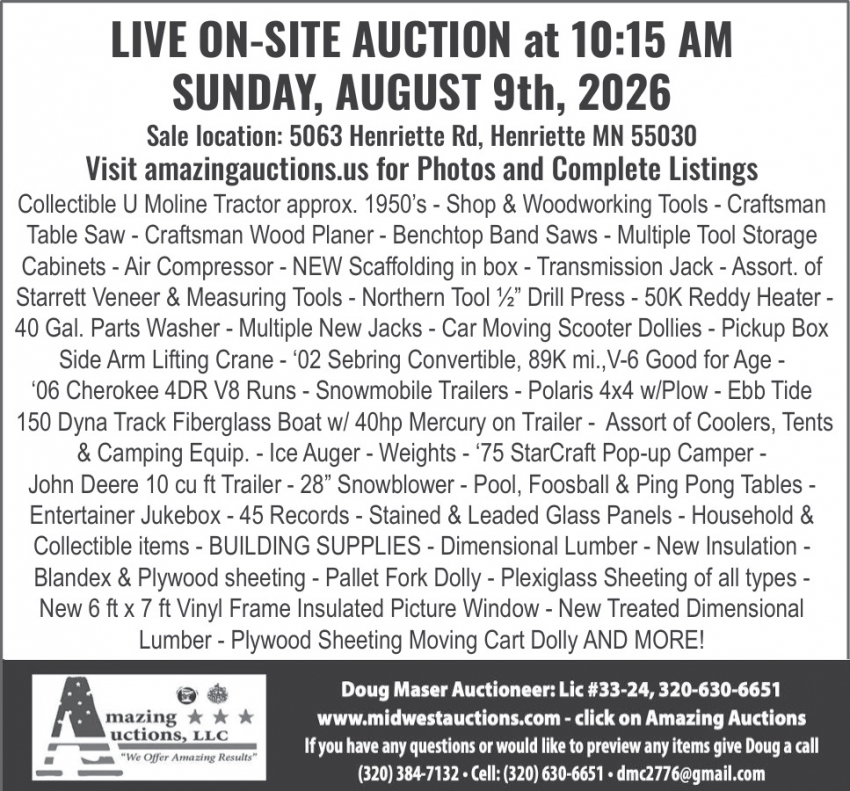 Amazing Auctions, LLC - Midwest Auctions