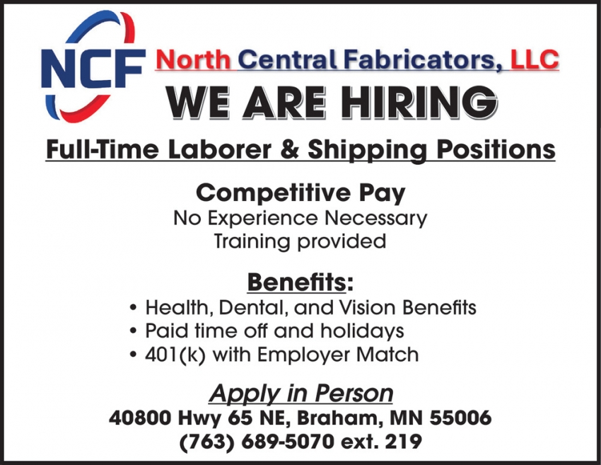 North Central Fabricators, LLC
