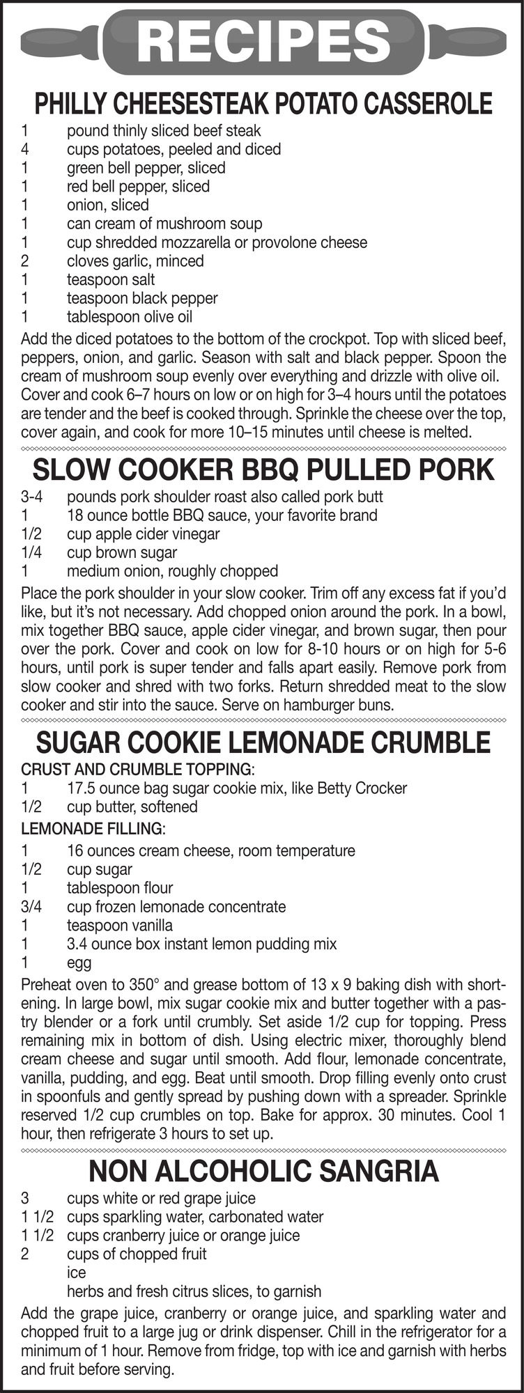 Recipes