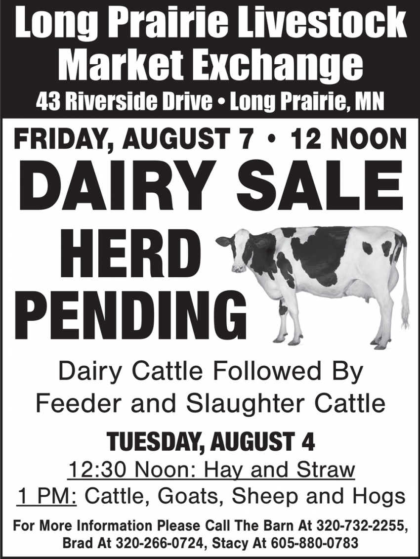 Long Prairie Livestock Market Exchange