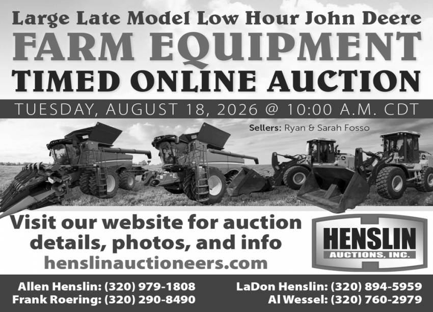 Henslin Auctions, Inc