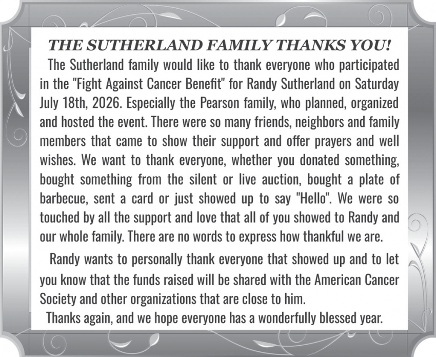 The Sutherland Family