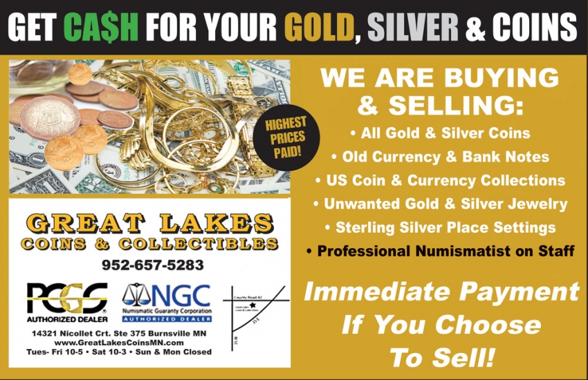 Great Lakes Coins & Collectibles